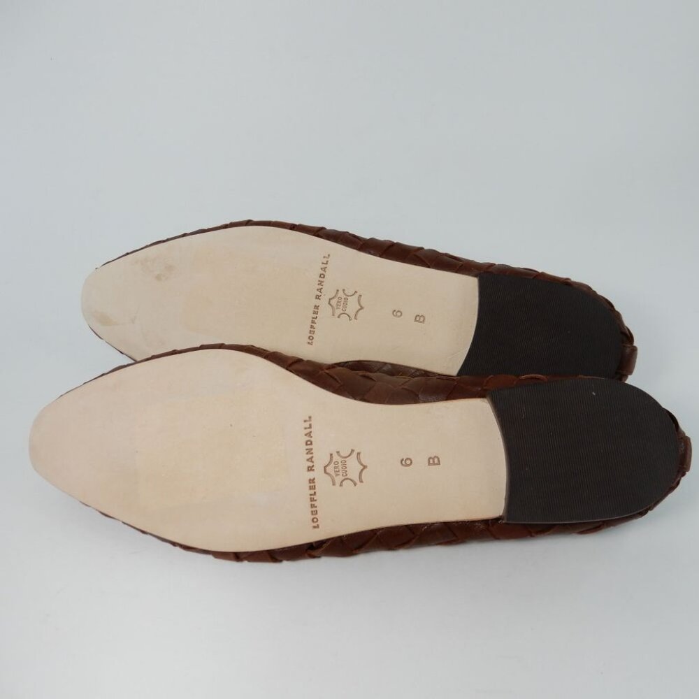 Loeffler Randall Brown Woven Flats - Picture 14 of 16